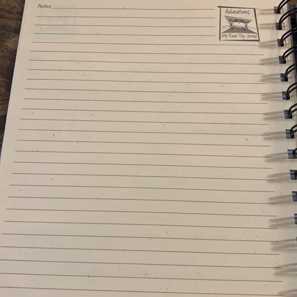 Write it down journal Adventures Road trip journal spiral-bound new w/o tags - Picture 9 of 13